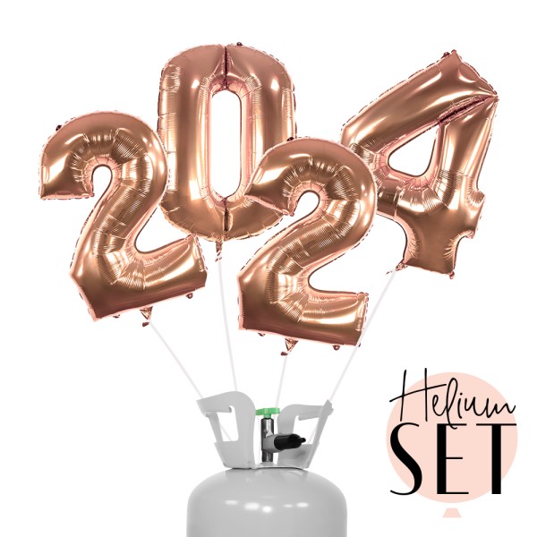 Helium Set - HNY 2024 Rosegold