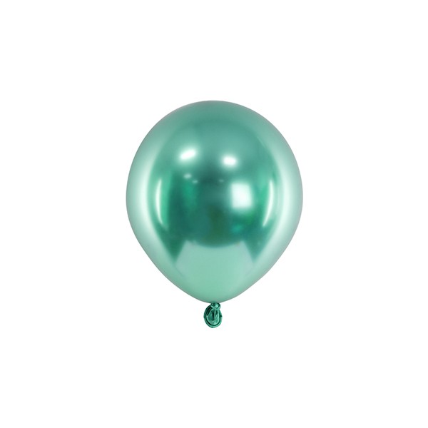 50 Miniballons - Ø 12cm - Glossy - Grün