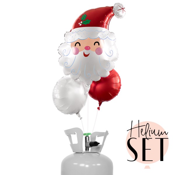 Helium Set - Laughing Santa Head