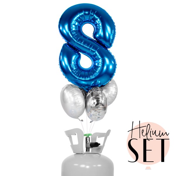 Helium Set - Blue Eight