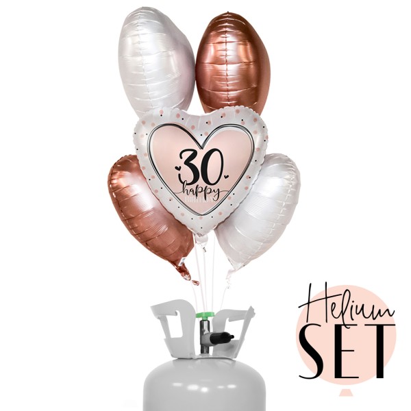 Helium Set - Glossy Birthday 30