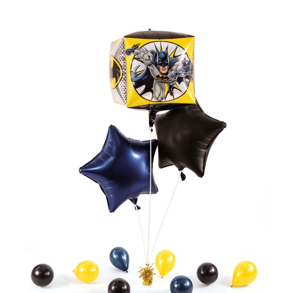 Heliumballon in a Box - Batman Würfel