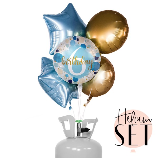 Helium Set - Lucky Birthday SIX