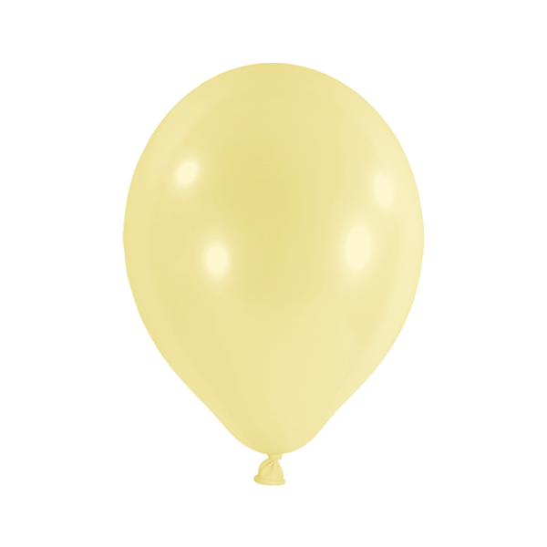10 Luftballons - Ø 30cm - Pastell - Gelb