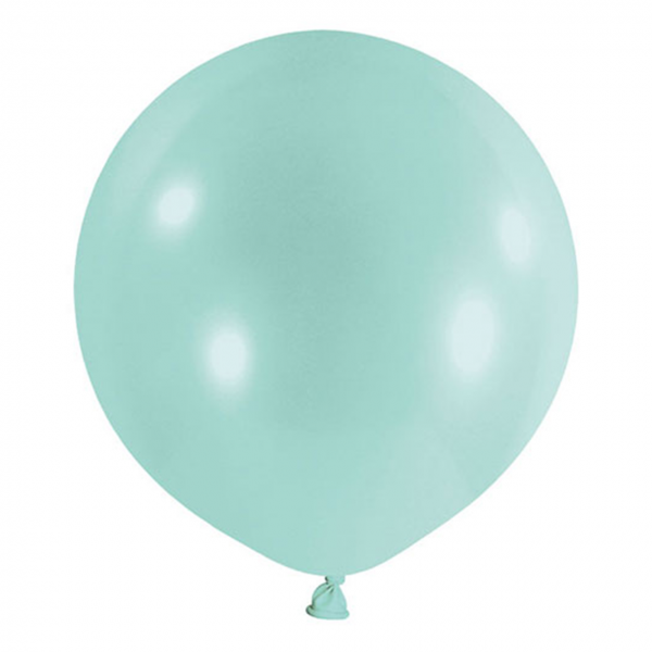1 Riesenballon - Ø 60cm - Pastell - Mint