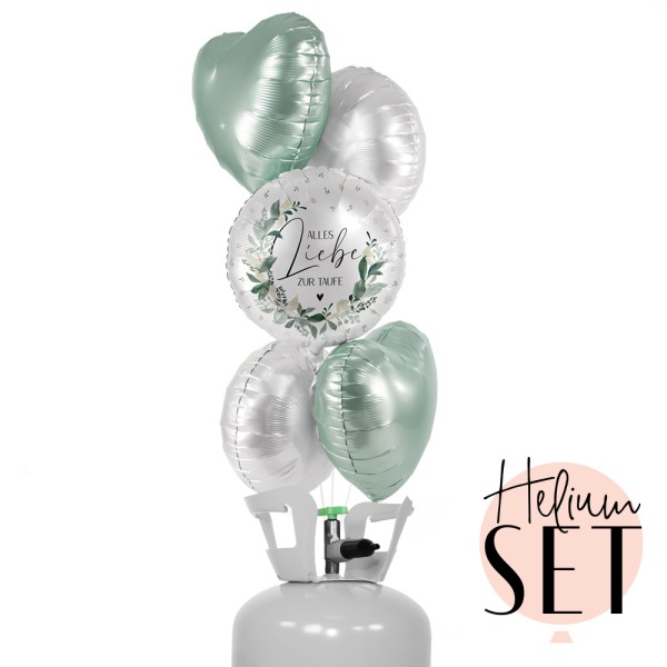 Helium Set - Christening Greenery