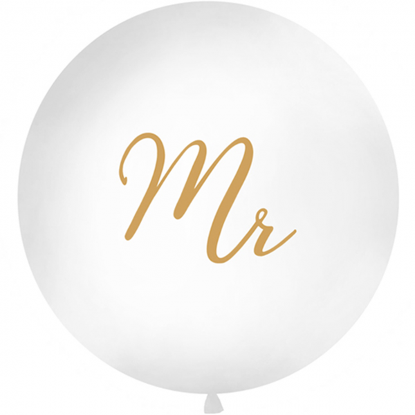 1 Riesenballon - Ø 1m - Mr - Gold