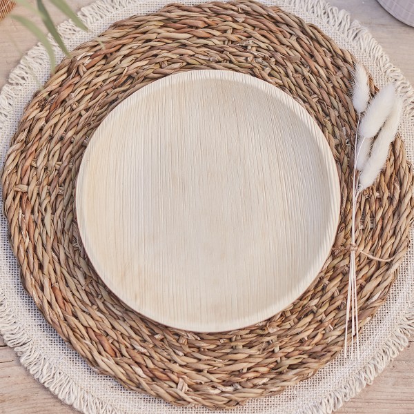 8 Eco Plate - Natural - Palm