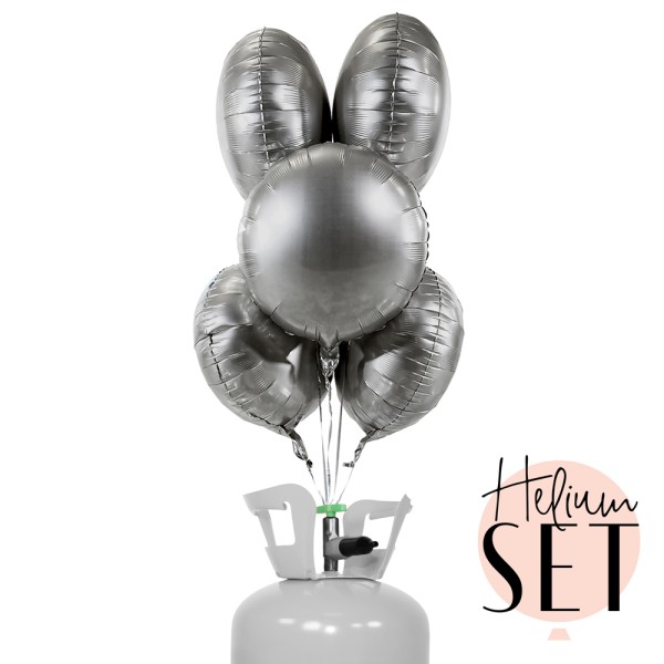 Helium Set - Matte - Pure Silver
