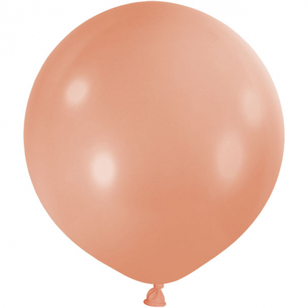 1 Riesenballon - Ø 1m - Metallic - Rosegold