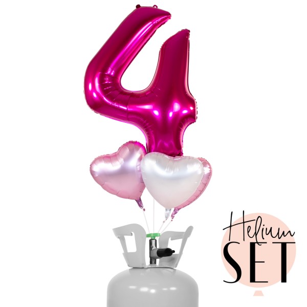 Helium Set - Pink Four