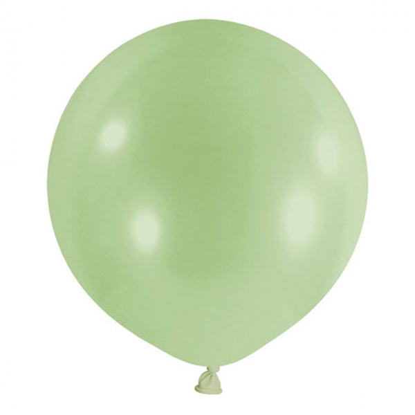 1 Riesenballon - Ø 60cm - Pastell - Pistazie