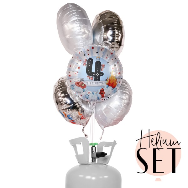 Helium Set - Happy Fire Engine - Vier