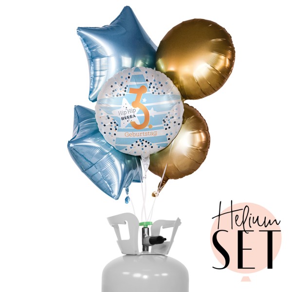 Helium Set - Hip Hip Hurra - Three