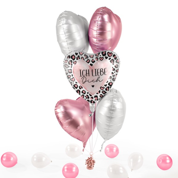 Heliumballon in a Box - Lepard Love