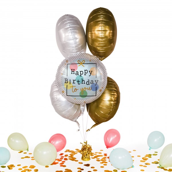 Heliumballon in a Box - Birthday Present