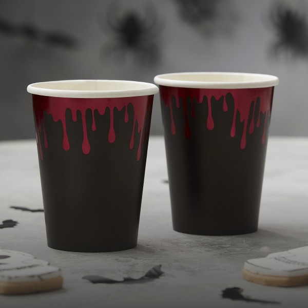 8 Cups - blood drip - Foiled