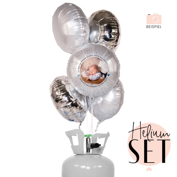 Helium Set - Fotoballon - Little Cute Baby Boy