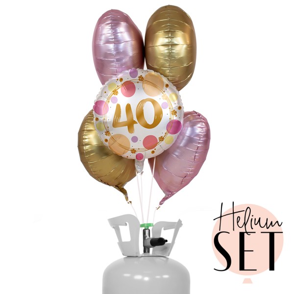 Helium Set - Shiny Dots 40