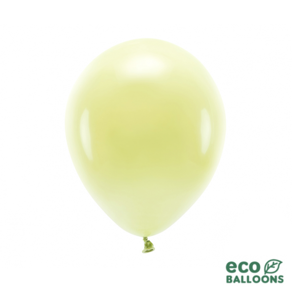 10 ECO-Luftballons - Ø 30cm - Light Yellow
