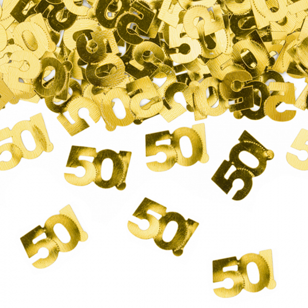 15g Metallickonfetti - 50 Gold