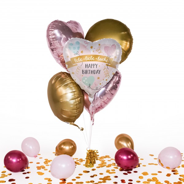 Heliumballon in a Box - Lebe Liebe Lache
