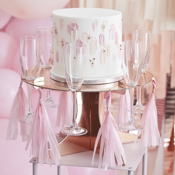 1 Treat Stand - Cake and Drink stand with Tassels