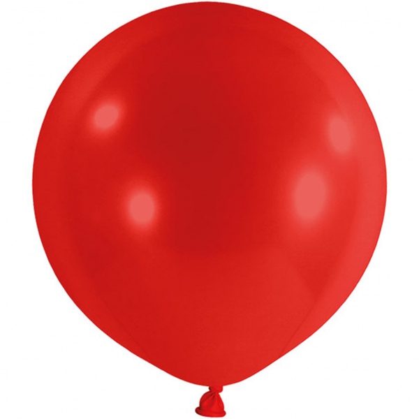 1 Riesenballon - Ø 1m - Rot