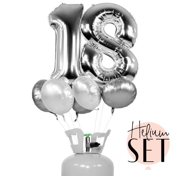 Helium Set - Silver Eighteen