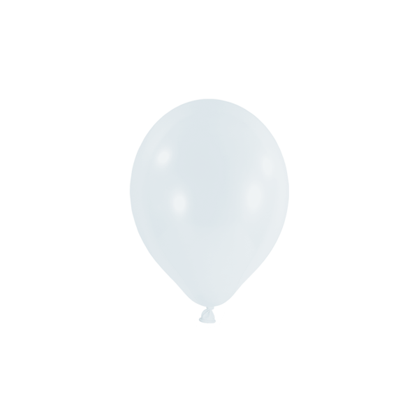 100 Miniballons - Ø 12cm - Pastel Light Misty Blue