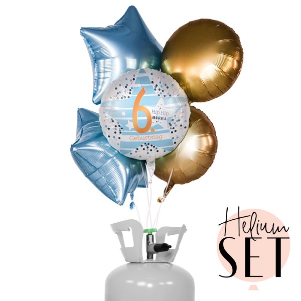 Helium Set - Hip Hip Hurra - Six