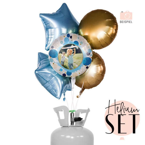 Helium Set - Fotoballon - Lucky Birthday