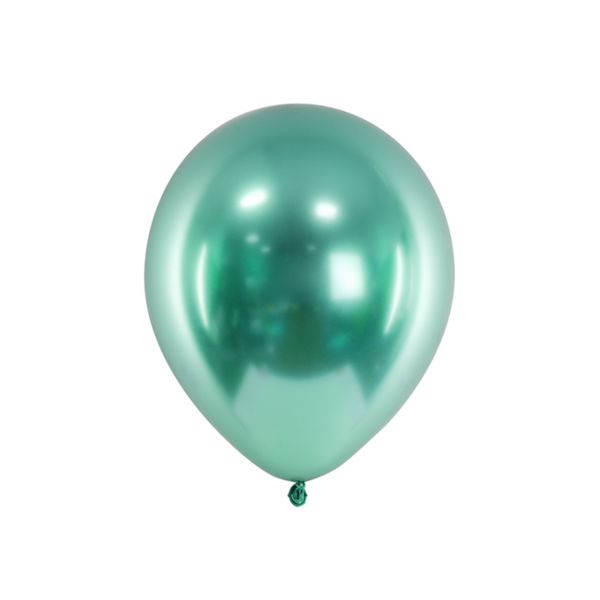 50 Luftballons - Ø 27cm - Glossy - Grün
