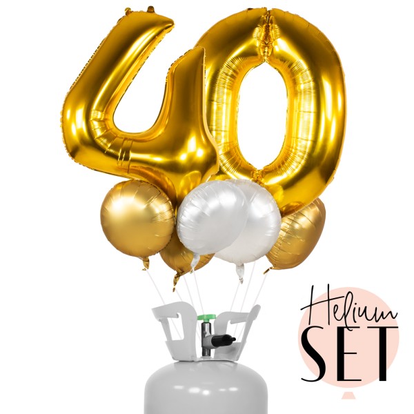 Helium Set - Golden Fourty