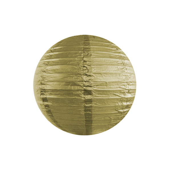 1 Lampion - Ø 25cm - Gold