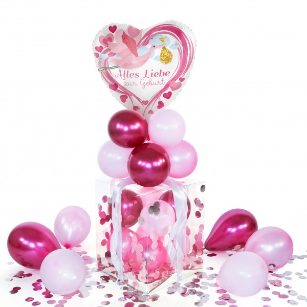 Balloha® Box - DIY Alles Liebe zur Geburt Pink