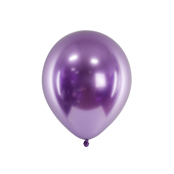 50 Luftballons - Ø 27cm - Glossy - Violett