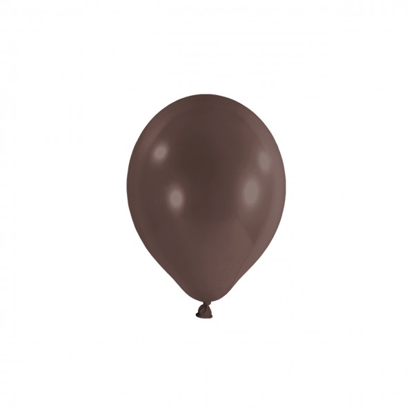 100 Miniballons - Ø 12cm - Braun