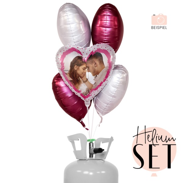 Helium Set - Fotoballon - With All My Heart