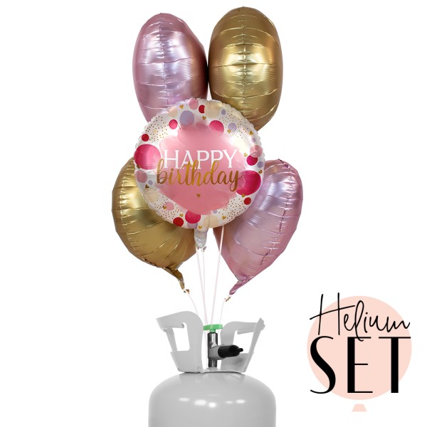 Helium Set - Sweet Birthday