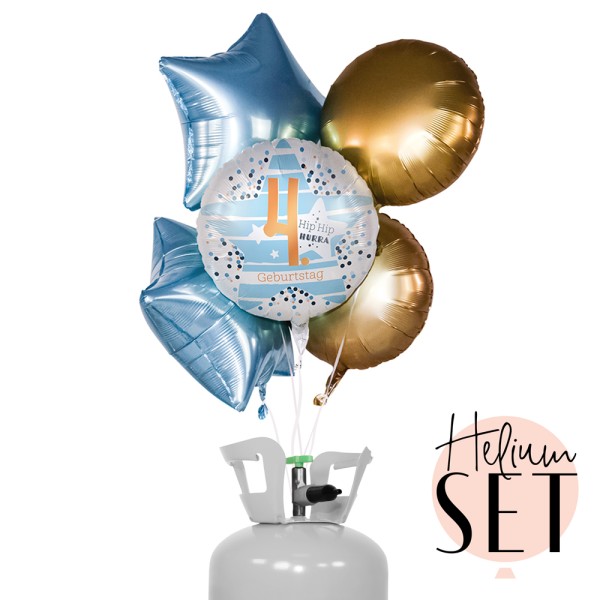 Helium Set - Hip Hip Hurra - Four
