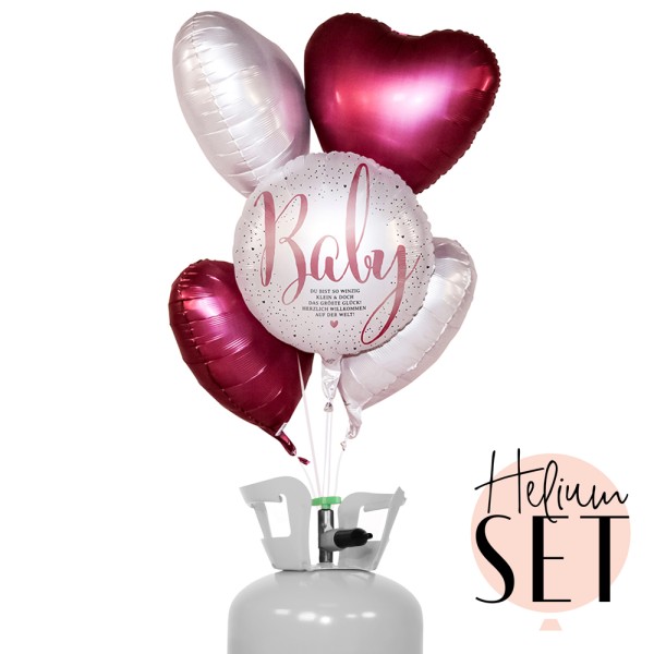 Helium Set - Little Cute Baby Girl
