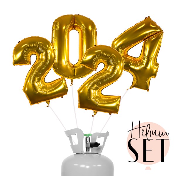 Helium Set - HNY 2024 Gold