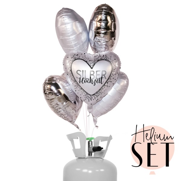 Helium Set - Silver Wedding