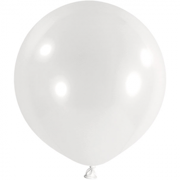 1 Riesenballon - Ø 1m - Weiß