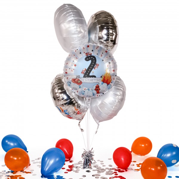 Heliumballon in a Box - Happy Fire Engine - Zwei
