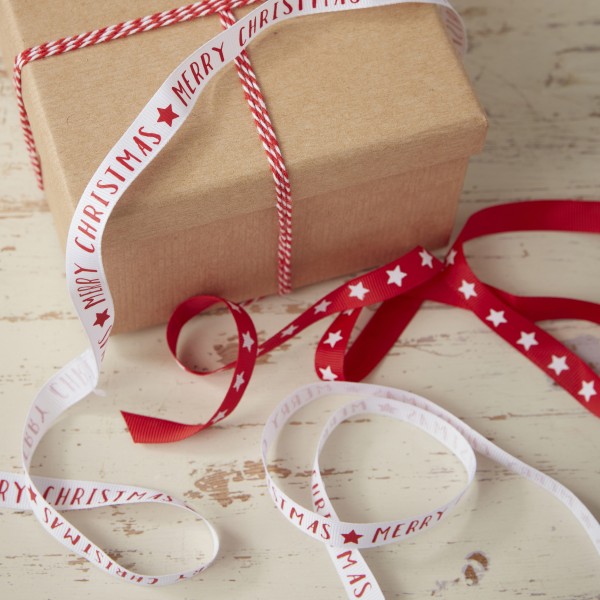 1 Ribbon Kit - Merry Christmas and Star