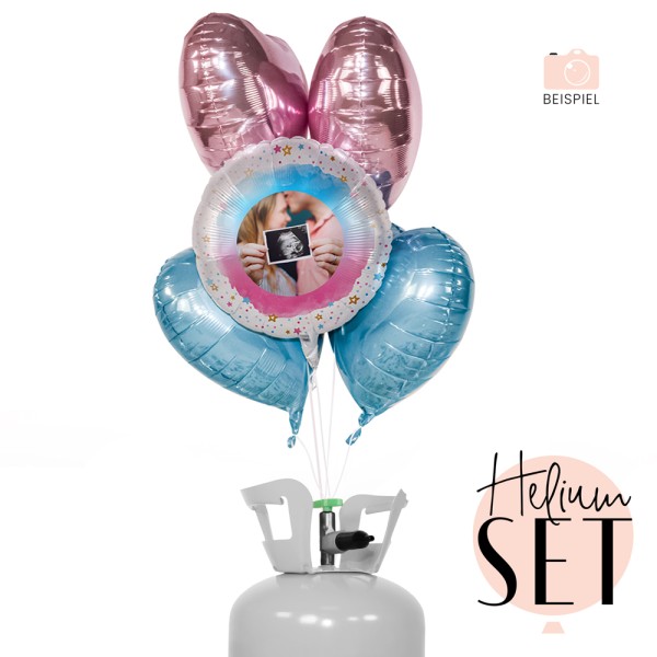 Helium Set - Fotoballon - BOY or GIRL