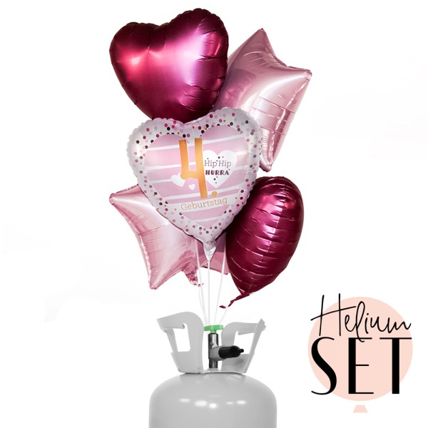 Helium Set - Pretty in Pink - Four