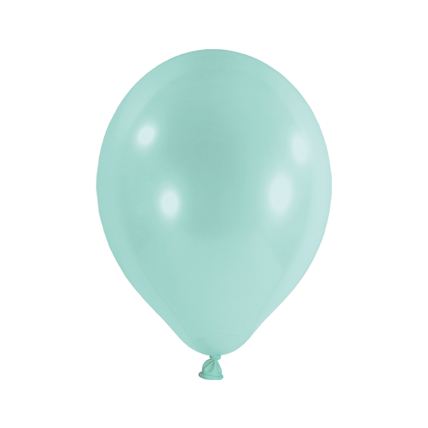 50 Luftballons - Ø 30cm - Pastell - Mint